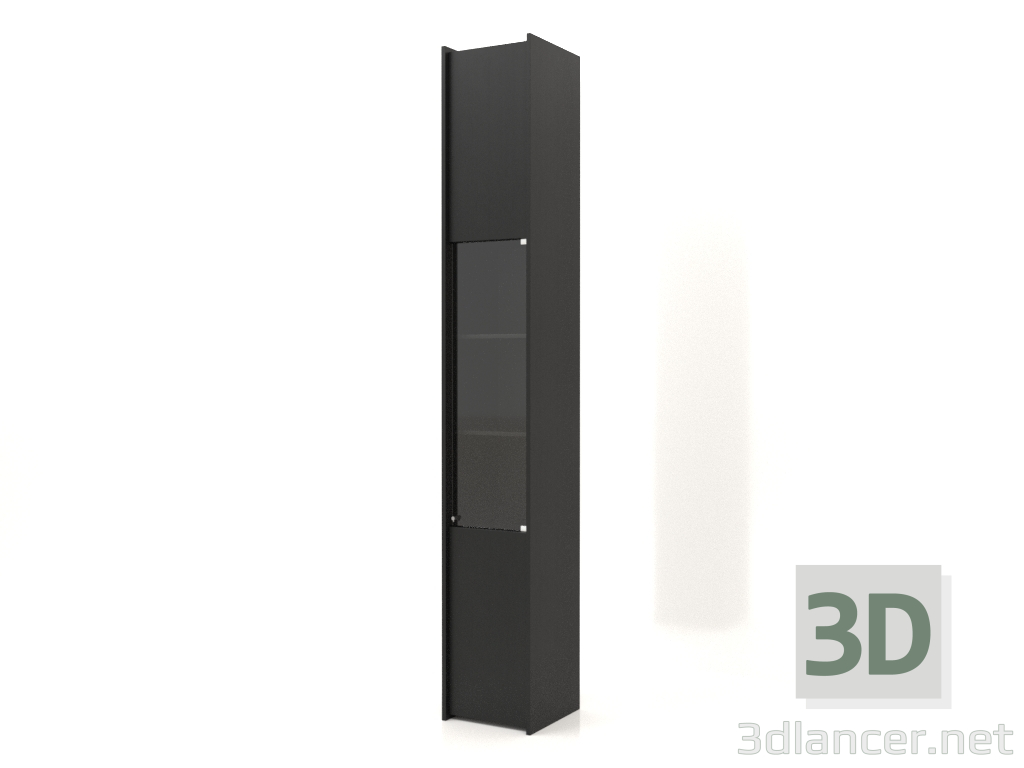 3d модель Модульный стеллаж ST 07 (392х409х2600, wood black) – превью