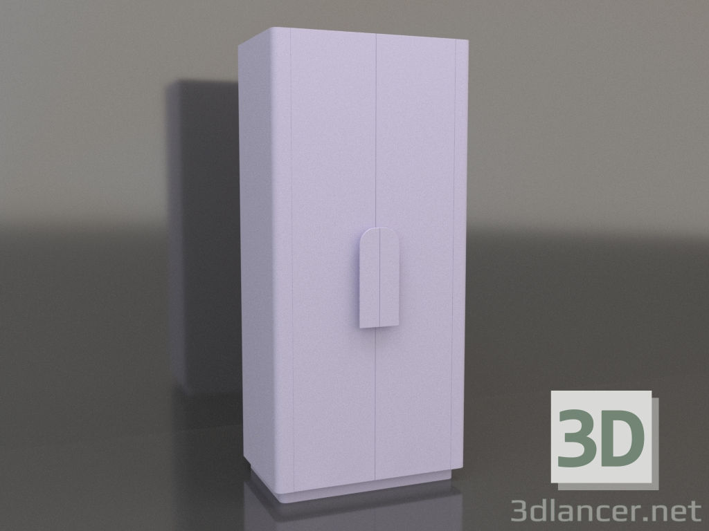 3D Modell Schrank MW 04 Lack (Option 2, 1000x650x2200, Flieder) - Vorschau