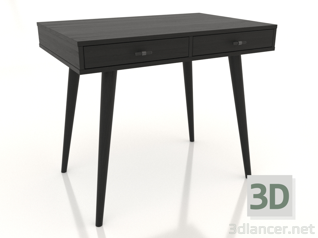 3D modeli Masa YENİ 900x600 mm (siyah RAL 9005) - önizleme