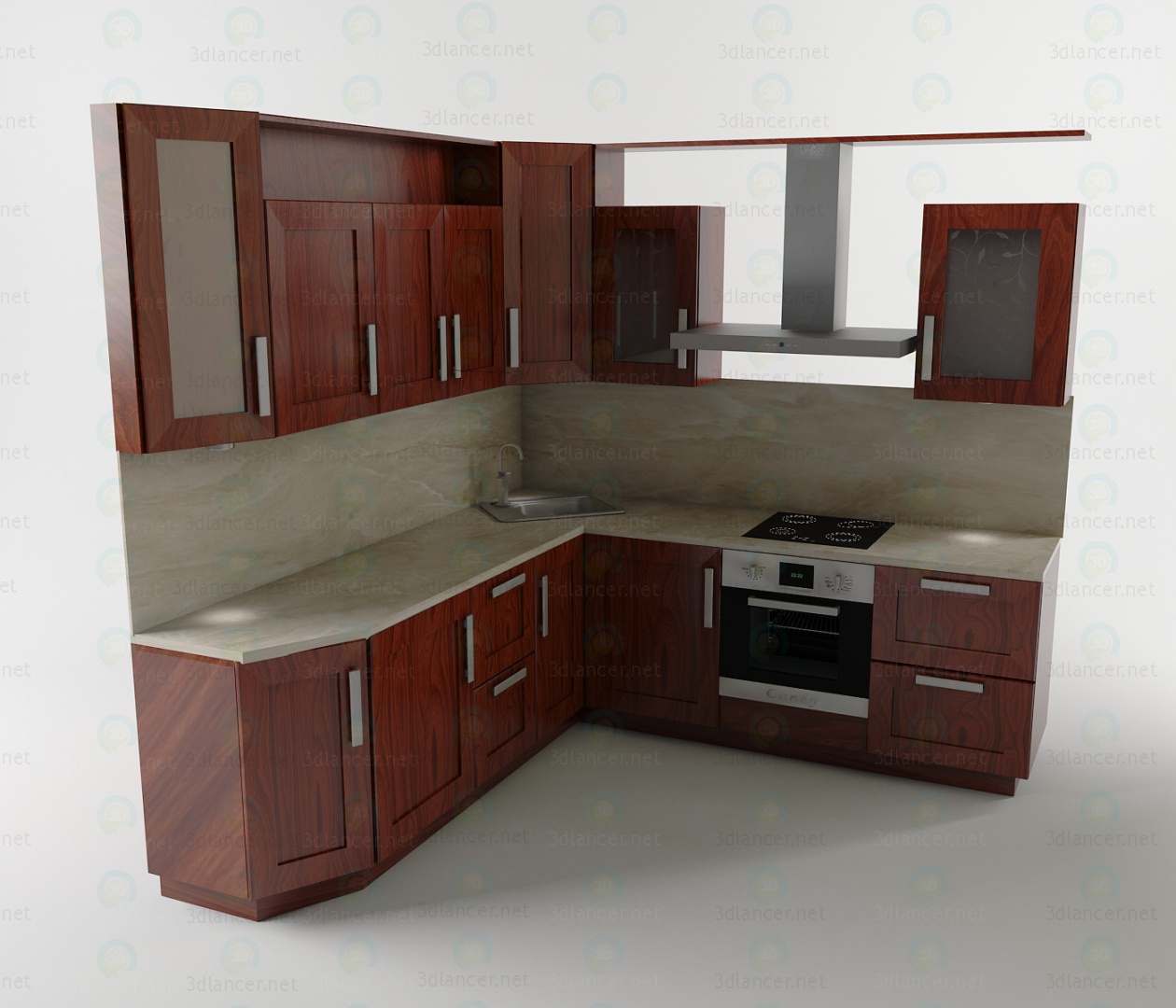 3d Model Kitchen Set 