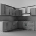 Küche eingerichtet 3D-Modell kaufen - Rendern