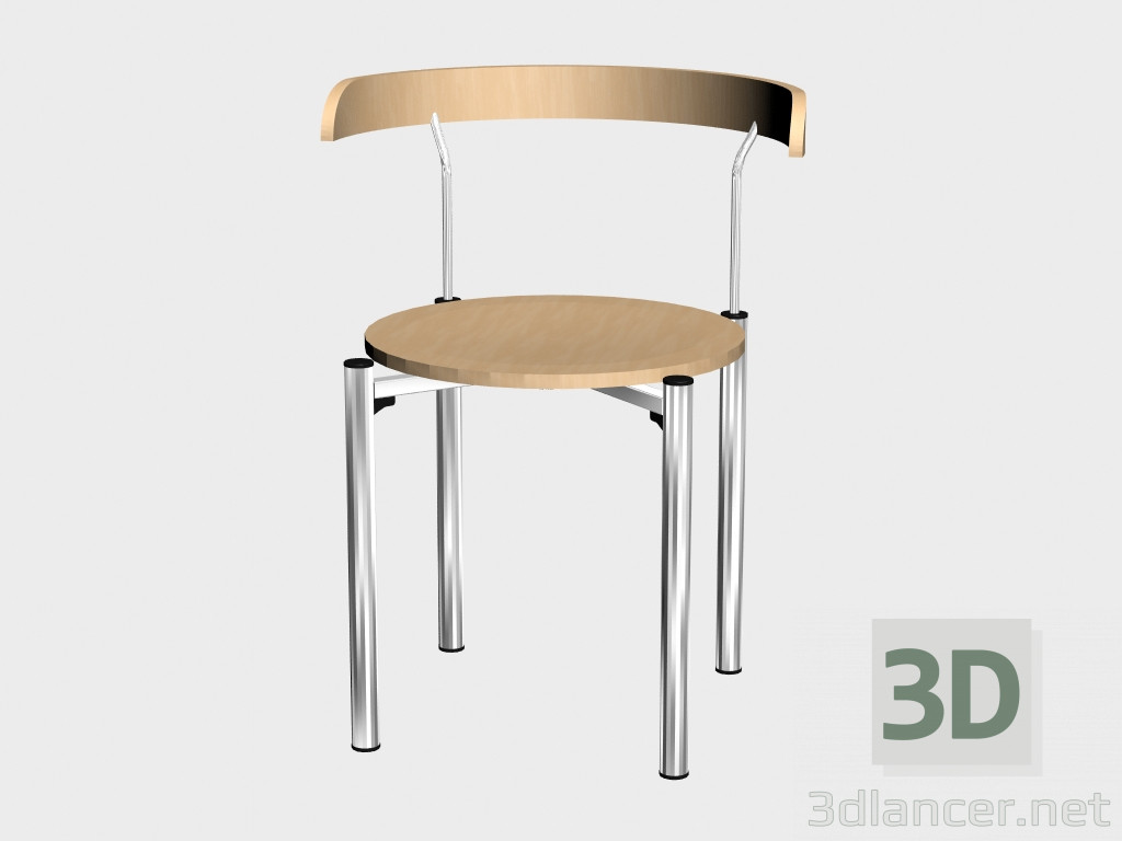 3 डी मॉडल बिस्टरो कुर्सी - पूर्वावलोकन