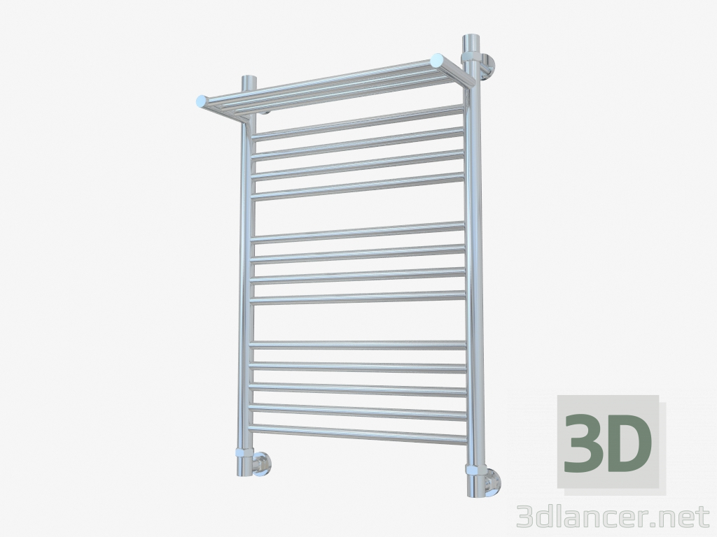modello 3D Porta asciugamani riscaldato Bohemia con ripiano (800x500) - anteprima