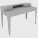 3d model Writing table WILLIAM DESK (134x64xH87) - preview
