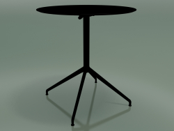 Table ronde 5744 (H 72,5 - Ø69 cm, étalée, Noir, V39)
