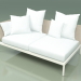 modello 3D Modulo divano destro 004 (Metal Milk, Batyline Sand) - anteprima