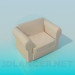 3D modeli Yumuşak koltuk - önizleme