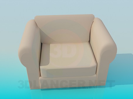 3d модель М'яке крісло – превью 3d модель М'яке крісло – превью