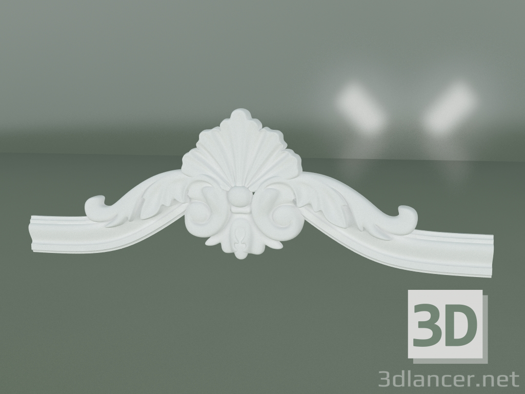 modello 3D Elemento decorativo in stucco ED028 - anteprima