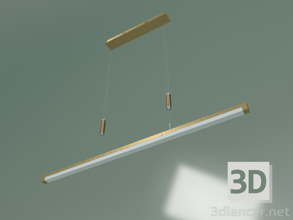 3d model Pendant lamp 90030-1 (gold) - preview