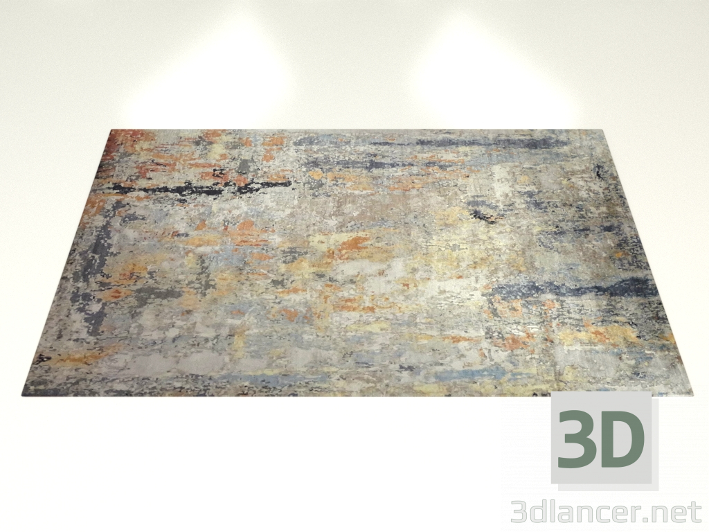 3D Modell Geknüpfter Teppich, Design Univers - Vorschau