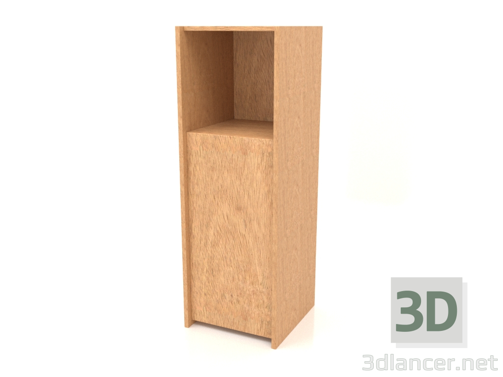 modello 3D Scaffalatura modulare ST 07 (392х409х1144, impiallacciatura legno mogano) - anteprima