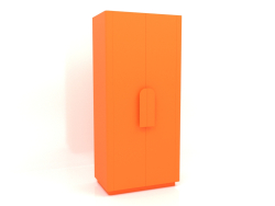 Wardrobe MW 04 paint (option 2, 1000x650x2200, luminous bright orange)