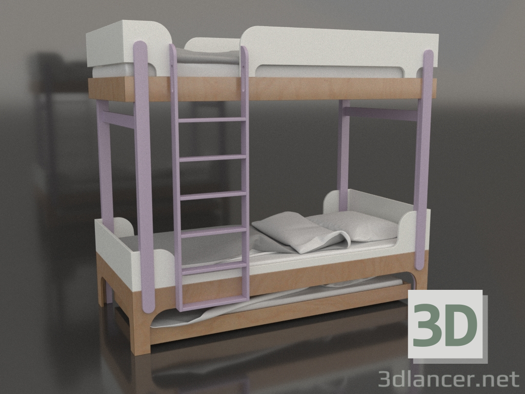 3 डी मॉडल चारपाई बिस्तर ट्यून यू (URTUA2) - पूर्वावलोकन