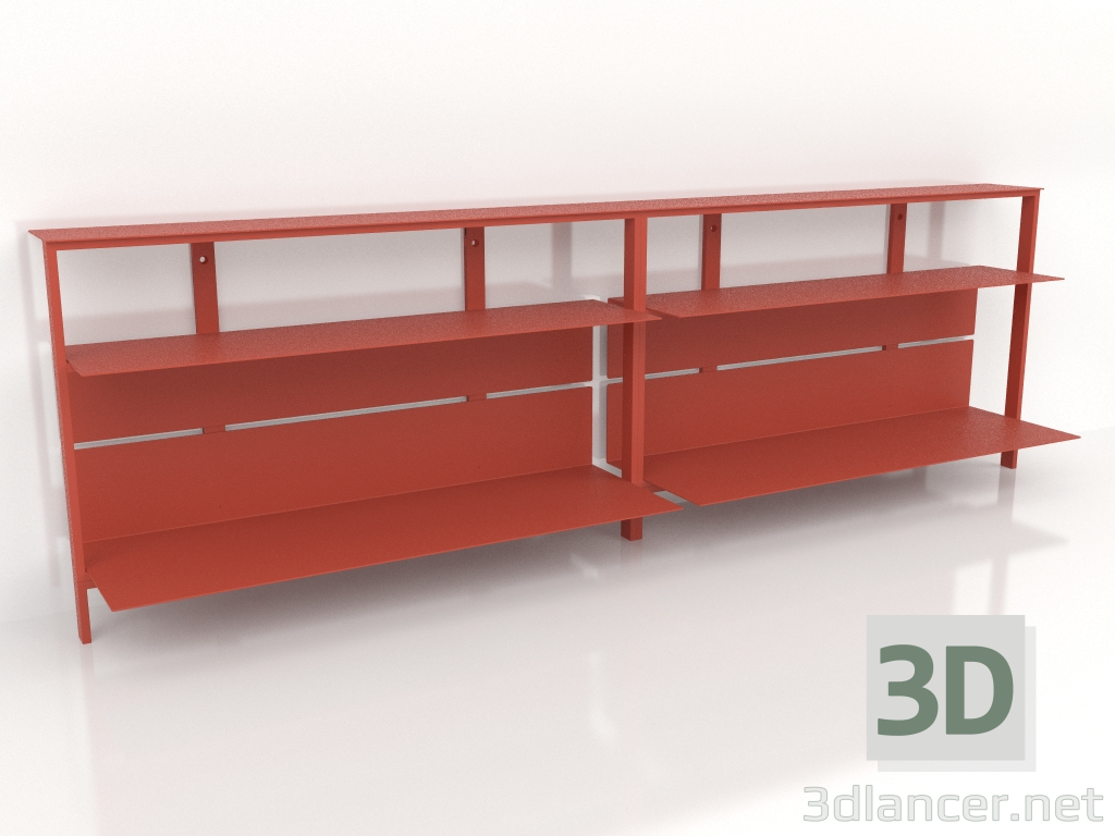 Modelo 3d Sistema de estantes (composição 12) - preview