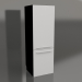 3d model Refrigerator and freezer 60 cm (grey) - preview