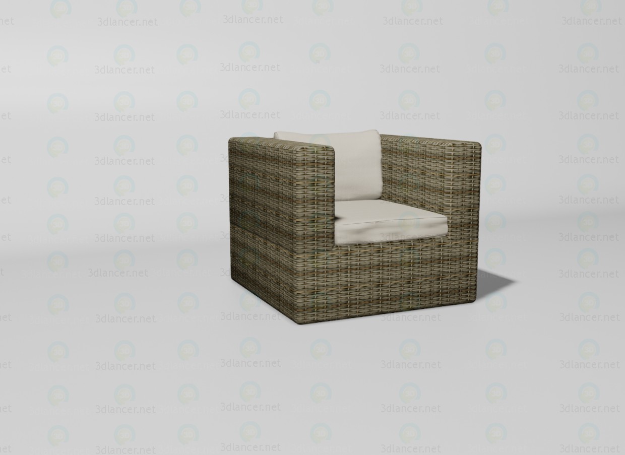 modèle 3D Chaire de Sahara - preview