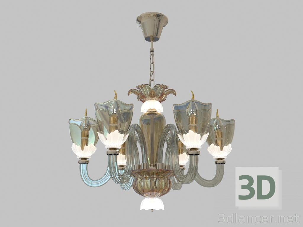 3D Modell Leuchte (Kronleuchter) Floriana (4003 6) - Vorschau