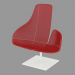 3d model Armchair with high leg - preview