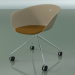 3d model Chair 4227 (4 castors, with seat cushion, PP0004) - preview