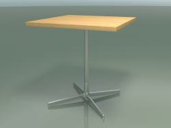 Square table 5565 (H 74 - 70x70 cm, Natural oak, LU1)