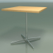 modèle 3D Table carrée 5565 (H 74 - 70x70 cm, Chêne naturel, LU1) - preview