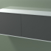 modèle 3D Boîte double (8AUEBA03, Glacier White C01, HPL P05, L 120, P 36, H 48 cm) - preview