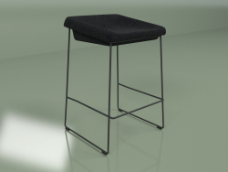 Semi-bar chair Coin (black)