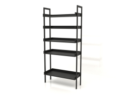Rack ST 03 (without pedestal) (900x400x1900, wood black)