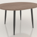 modèle 3D Table pliante Leticia 100-130 (chêne-noir) - preview