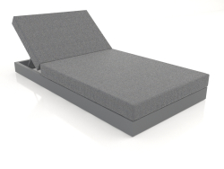 Bed with back 100 (Anthracite)