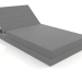 3d модель Ліжко зі спинкою 100 (Anthracite) – превью