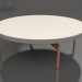 3 डी मॉडल गोल कॉफी टेबल Ø120 (क्वार्ट्ज ग्रे, डेक्कन डैने) - पूर्वावलोकन