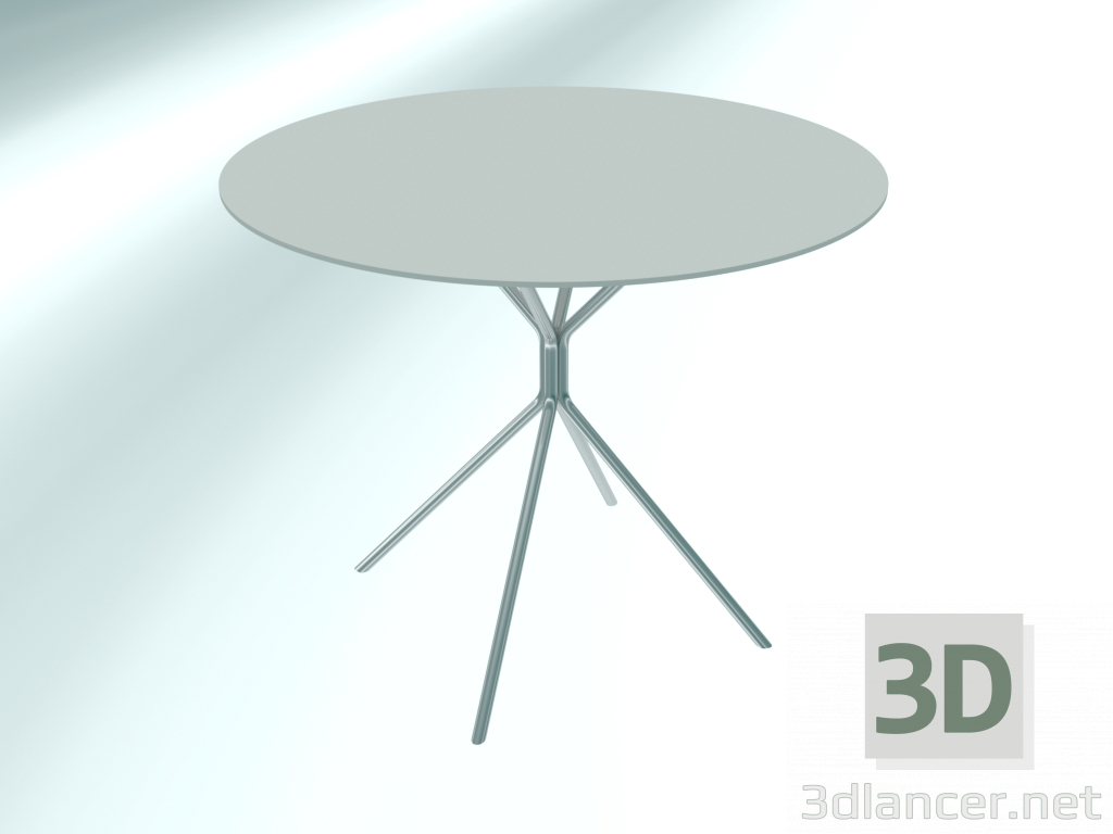 3D Modell Mittlerer runder Tisch (RH30 Chrom EPO1, Ø 800 mm, Н660 mm) - Vorschau