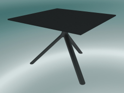 Table MIURA (9580-51 (70x70cm), H 50cm, noir, noir)