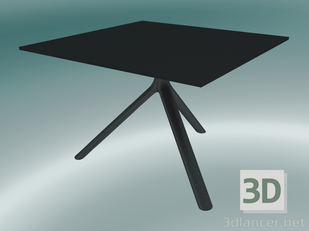 3d model Table MIURA (9580-51 (70x70cm), H 50cm, black, black) - preview