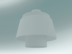 Lámpara colgante Utzon (JU1, Ø22cm, H 23cm, Blanco)