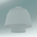 modèle 3D Lampe à suspension Utzon (JU1, Ø22cm, H 23cm, Blanc) - preview