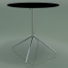 3D Modell Runder Tisch 5744 (H 72,5 - Ø69 cm, ausgebreitet, schwarz, LU1) - Vorschau