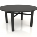 3d model Coffee table JT 061 (option 1) (D=800x400, wood black) - preview