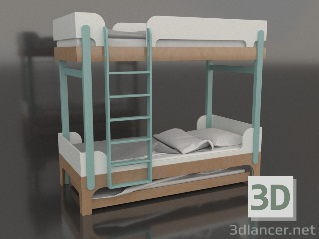 3 डी मॉडल चारपाई बिस्तर ट्यून यू (UTTUA2) - पूर्वावलोकन