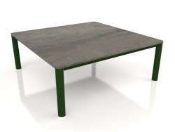 Table basse 94×94 (Vert bouteille, DEKTON Radium)