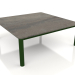 3d model Coffee table 94×94 (Bottle green, DEKTON Radium) - preview