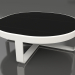3d модель Кофейный столик круглый Ø90 (DEKTON Domoos, Agate grey) – превью