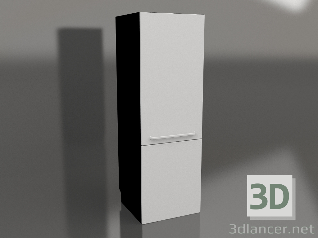3D modeli Dondurucu bölmesi 60 cm (gri) - önizleme