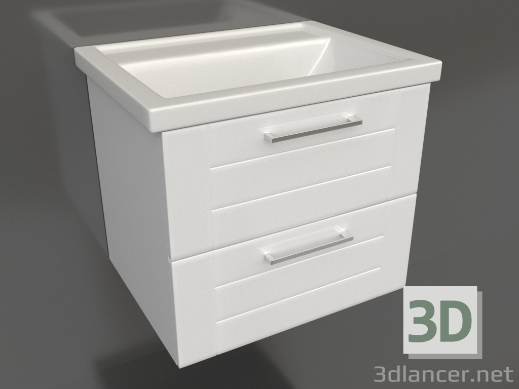 modèle 3D Armoire suspendue 60 cm (MAN01062) - preview