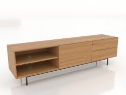 TV cabinet 2 1800 mm (natural oak)