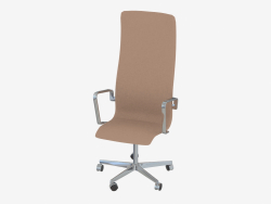 Office chair Oxford (with castors and high back)