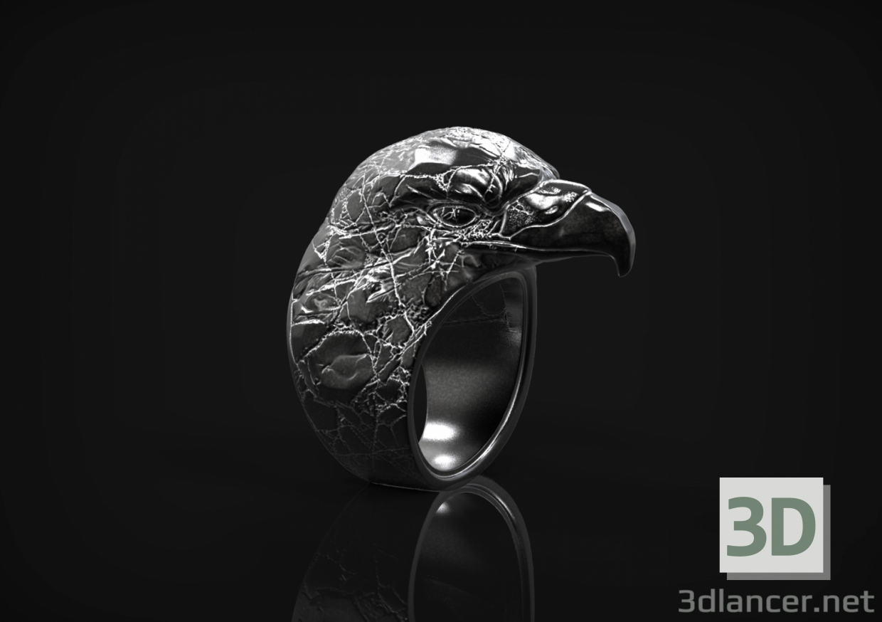 3 डी ईगल की अंगूठी मॉडल खरीद - रेंडर
