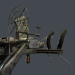 3d Machine gun turret 3d model модель купити - зображення